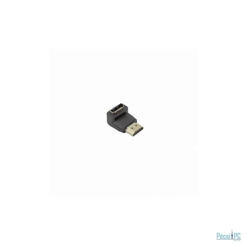 SBOX AD.HDMI-F/M-90/R, ADAPTER HDMI Male -> HDMI Male 90° Black