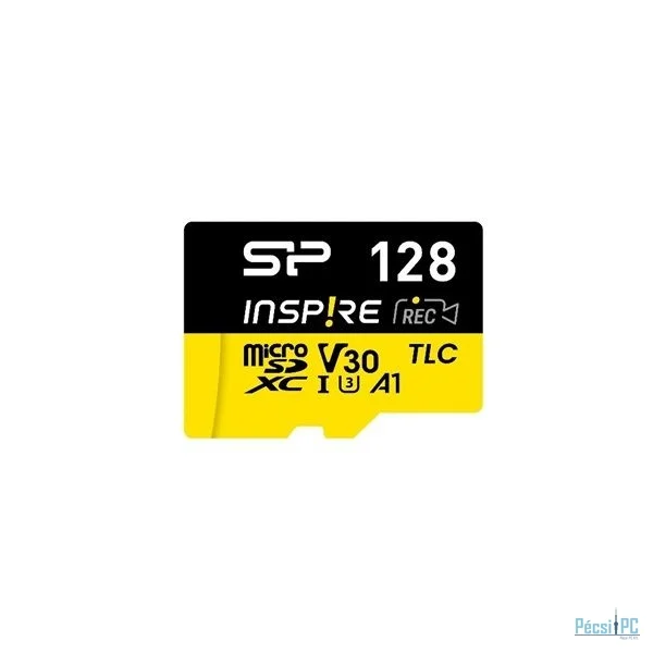 Silicon Power 128GB microSDXC Class 10 U3 V30 A1 + adapterrel