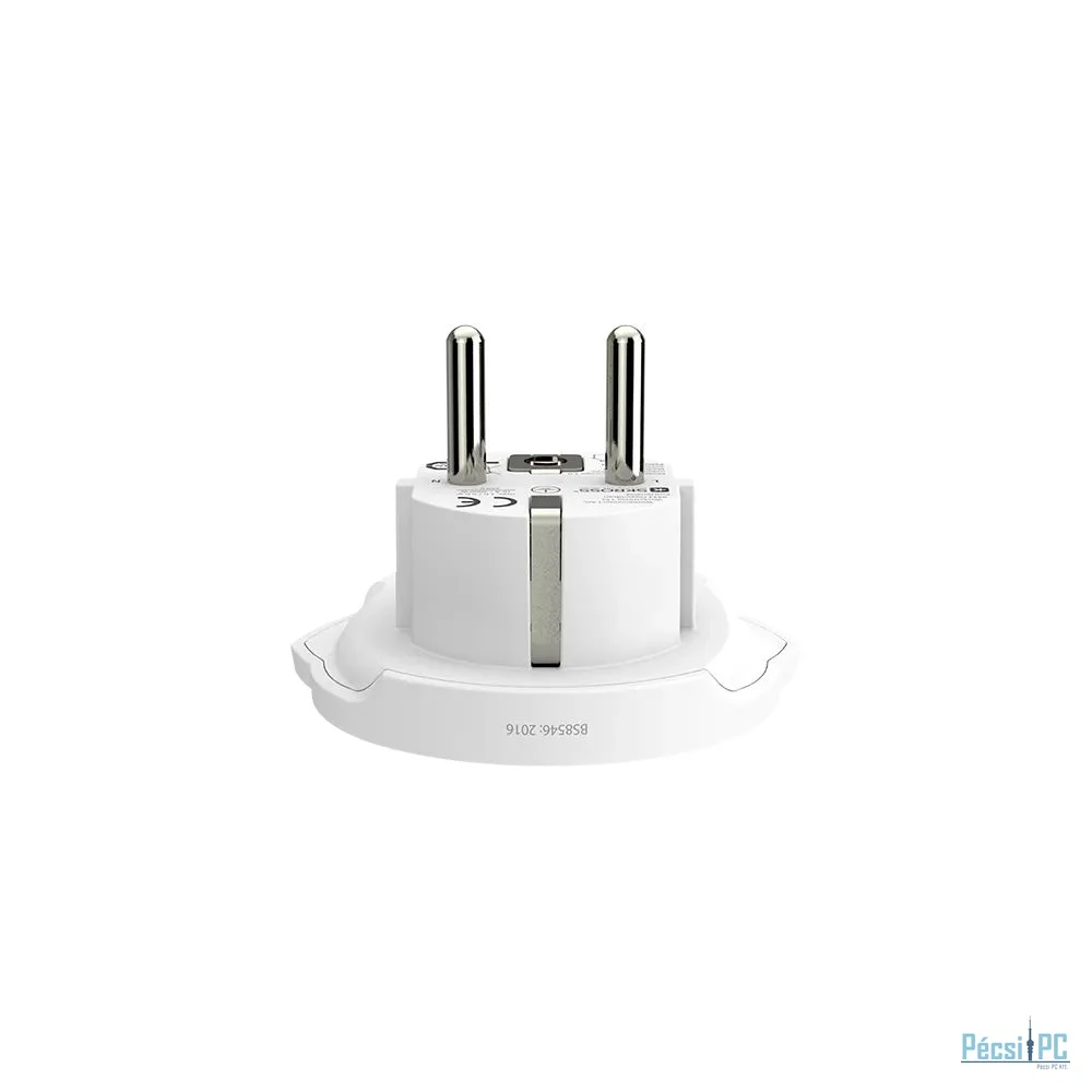 SKROSS Európába utazóknak földelt Adapter White