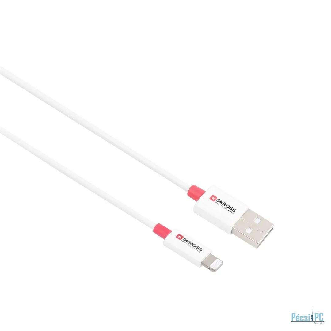 SKROSS USB-A to Lightning cable 1,2m White