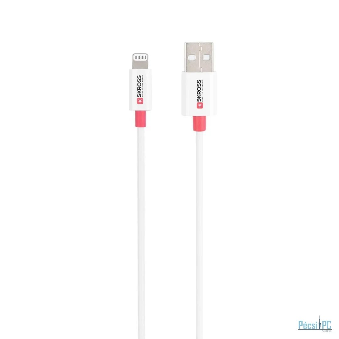 SKROSS USB-A to Lightning cable 1,2m White