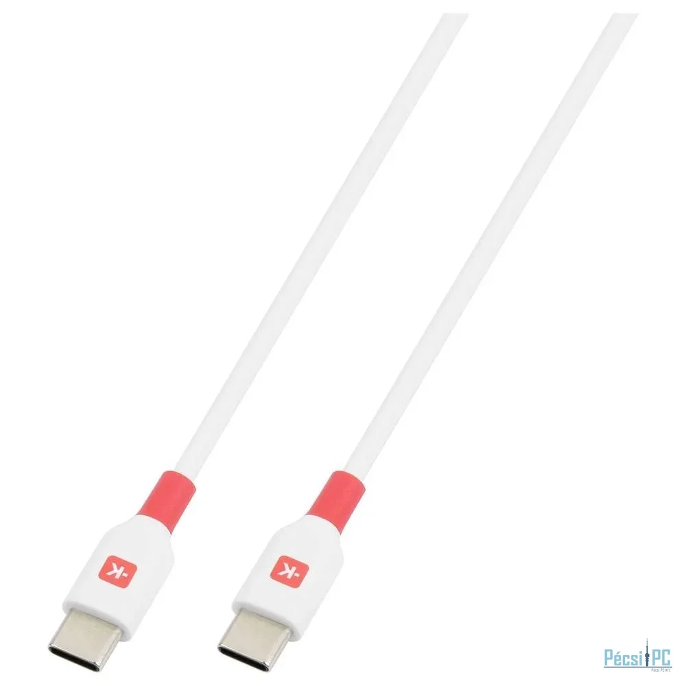 SKROSS USB-C to USB-C fast charger cable 2m White