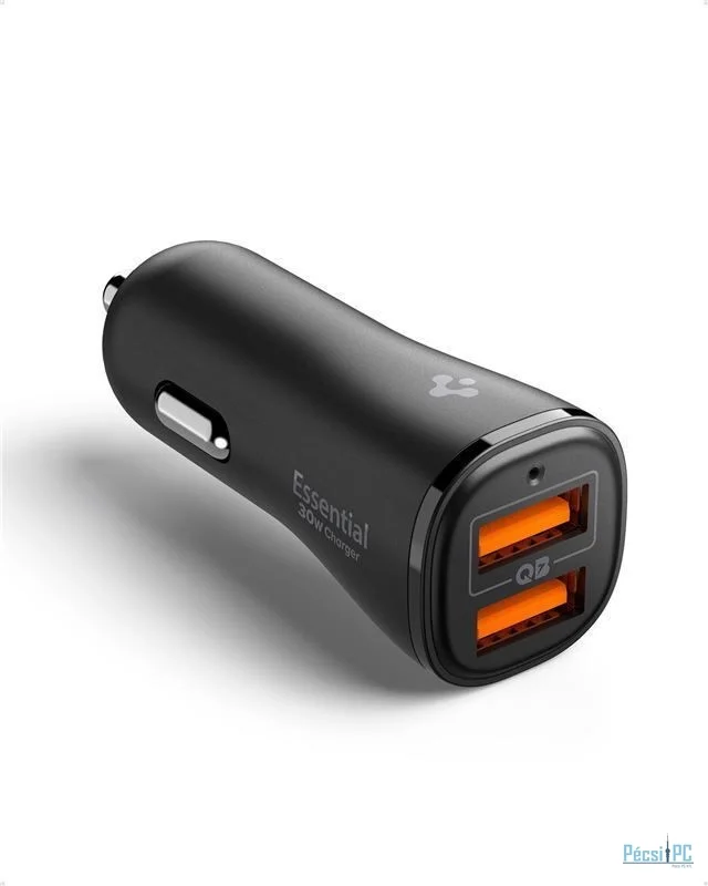 Spigen Essential 30W Car Charger EV302 Black