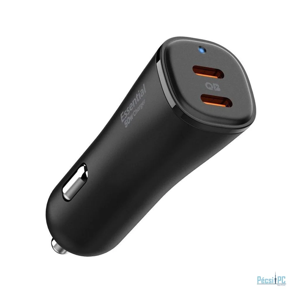 Spigen Essential 50W Car Charger EV502 Black