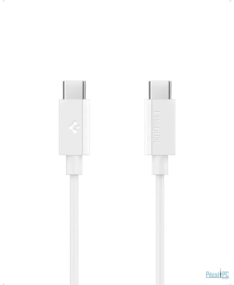 Spigen Essential USB-C to USB C-60W Cable 1m White