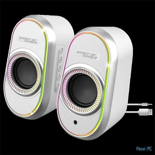 Spirit Of Gamer Fanatic 500 White