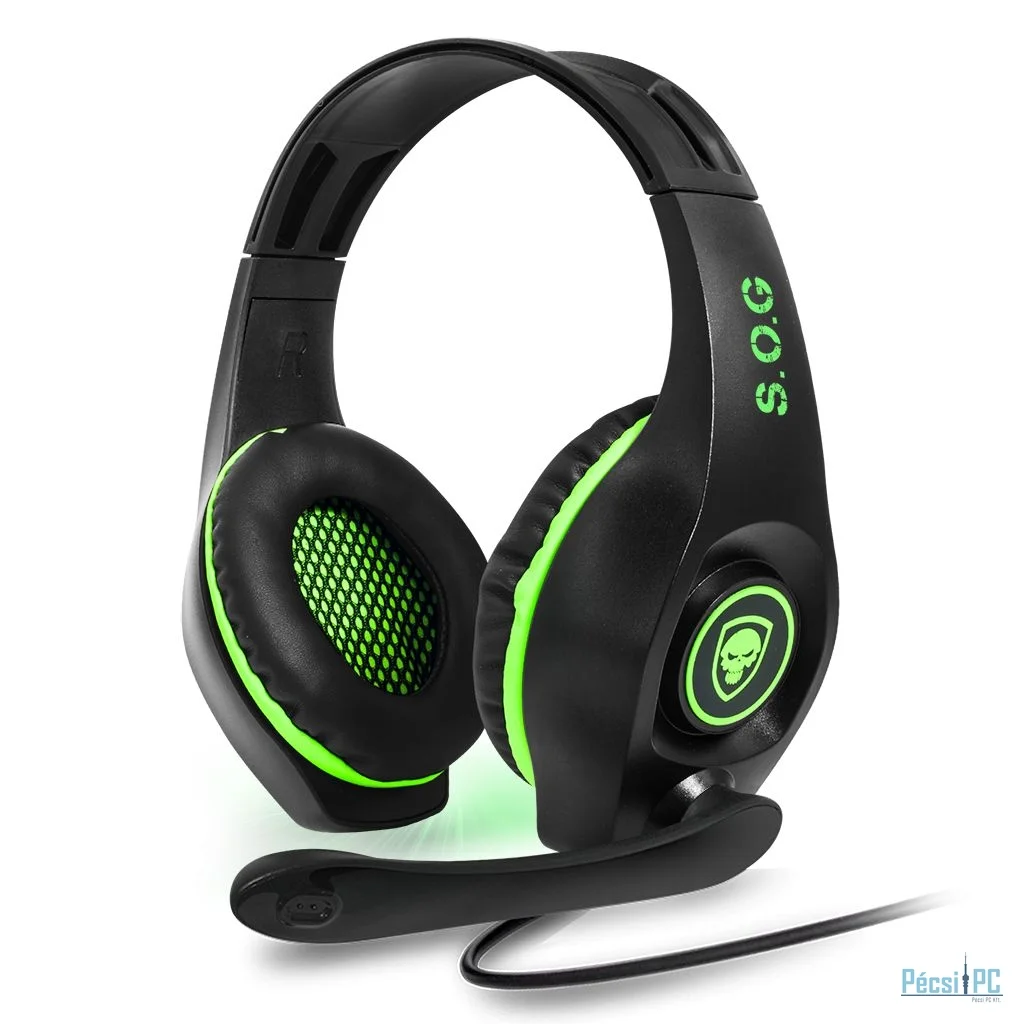 Spirit Of Gamer Pro-XH5 headset Black/Green