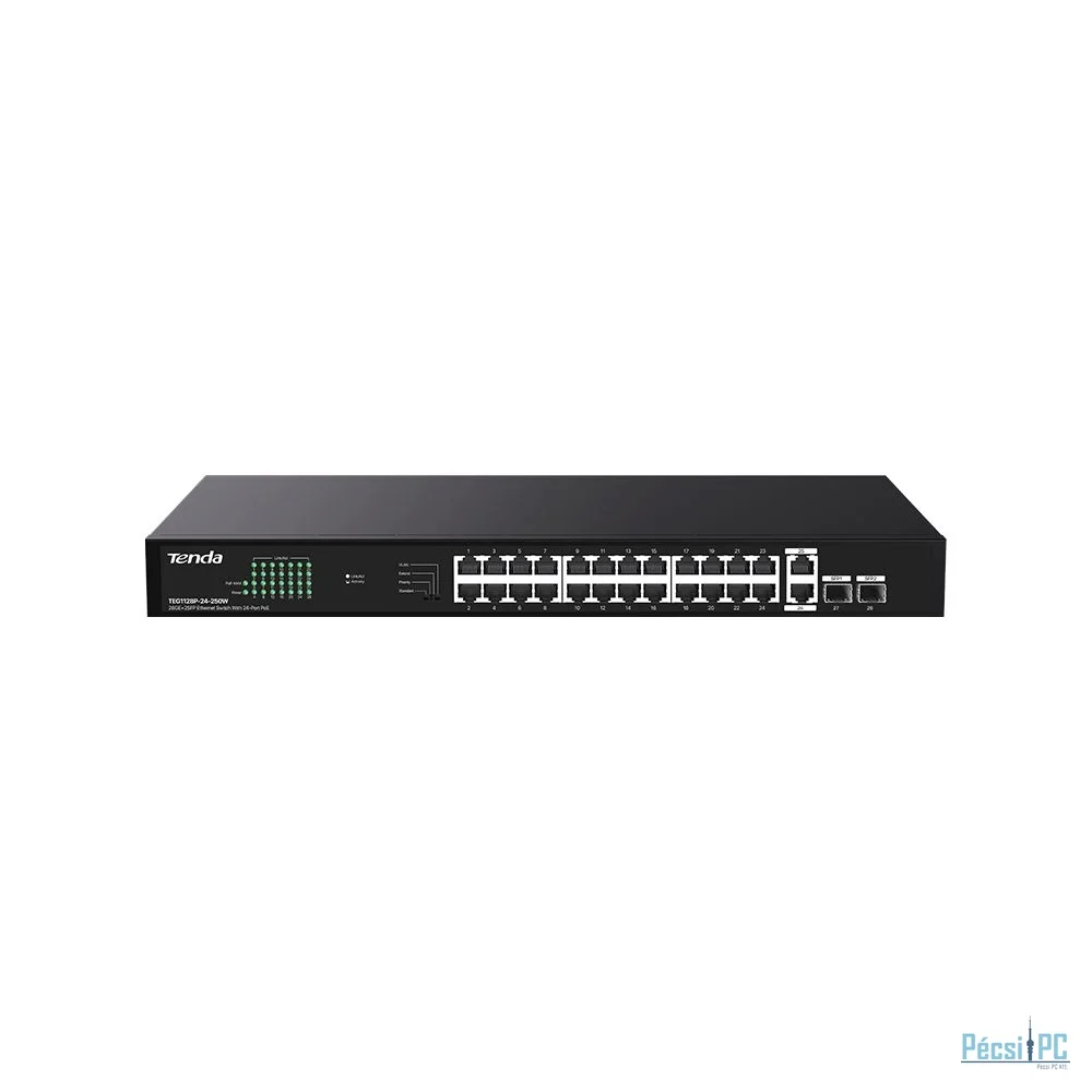 Tenda TEG1128P-24-250W 24-port PoE Switch