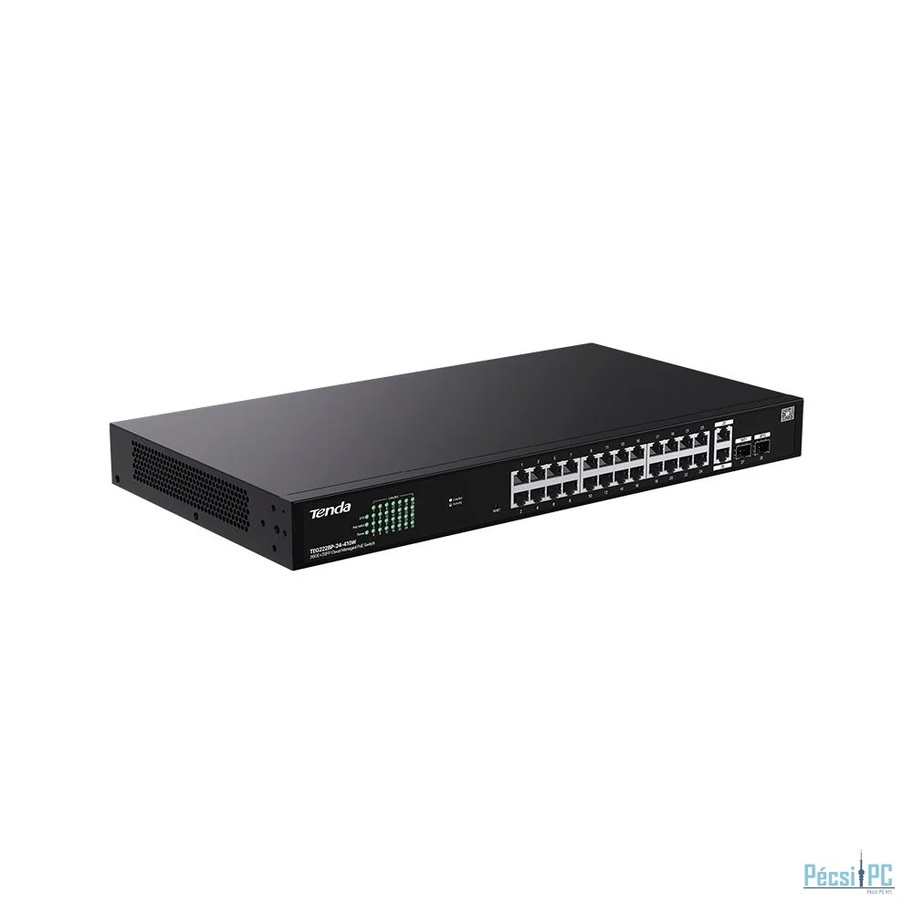 Tenda TEG2228P-24-410W 24-port PoE Switch