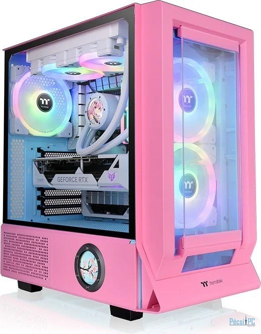 Thermaltake Ceres 350 MX Tempered Glass Bubble Pink