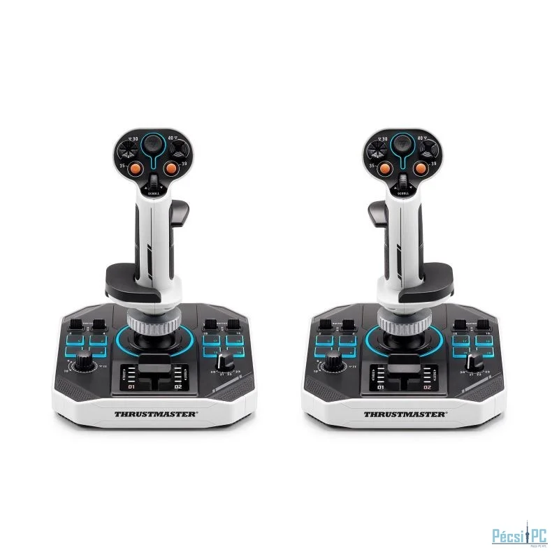 Thrustmaster Sol-R 1 HOSAS Space Sim Duo USB Joystick White