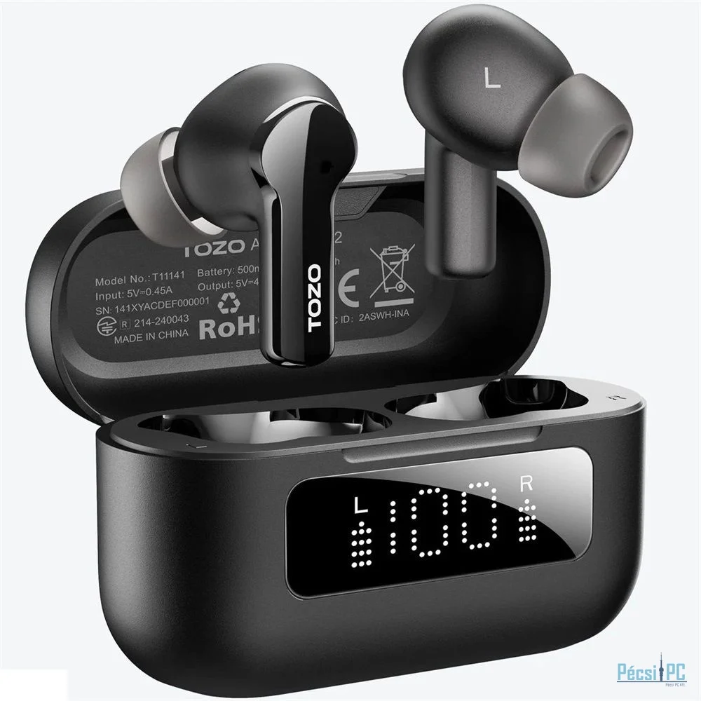 TOZO Aerosound 2 NC TWS Bluetooth Headset Black