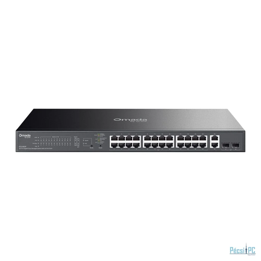 TP-Link ES228GP Omada 28-Port Gigabit Easy Managed Switch with 24-Port PoE+