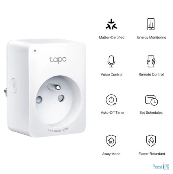 TP-Link Tapo P110M Mini Smart Wi-Fi Plug Energy Monitoring (1-pack)