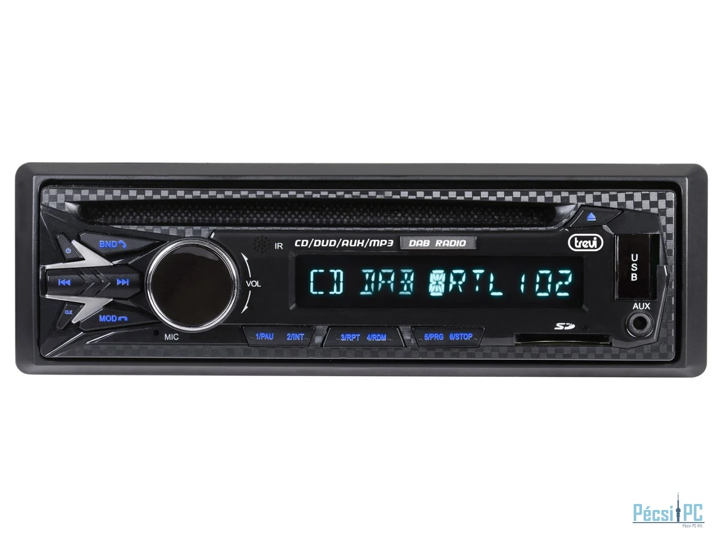 Trevi XCD 5790 DAB AutóHiFi fejegység