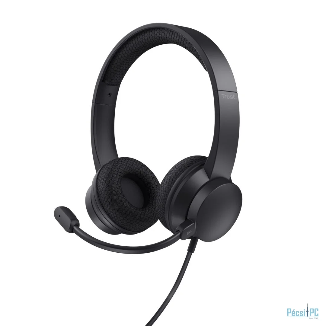 Trust HS-260 USB-ENC PC Headset Black