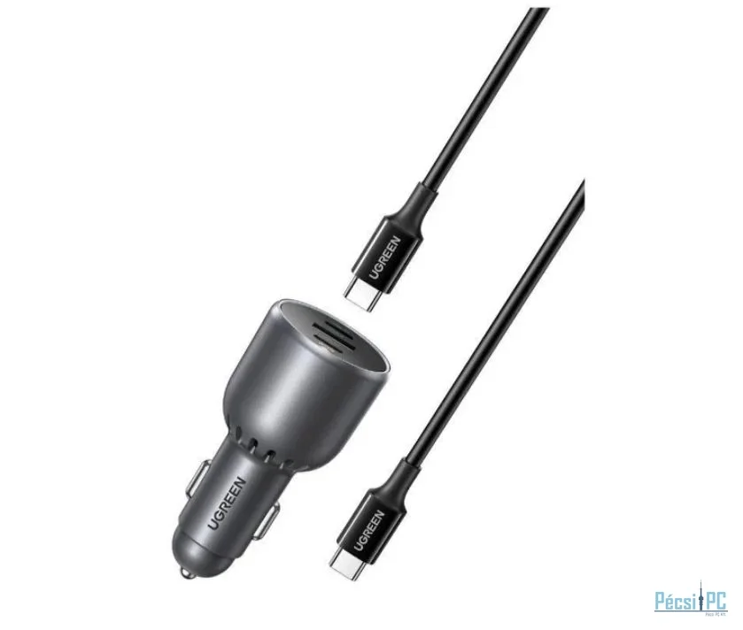 UGREEN 130W Fast Car Charger Grey