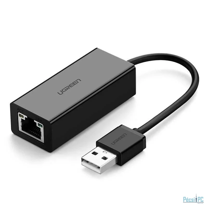 UGREEN CR110 USB-RJ45 Hálózati Adapter Black