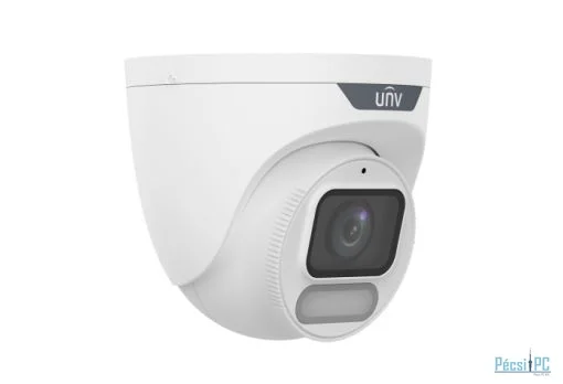 Uniview Easystar Colorhunter 2MP OwlView Wise-ISP turret dómkamera, 2.8mm fix objektívvel, mikrofonnal