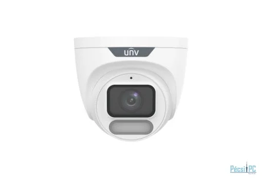 Uniview Easystar Colorhunter 4MP OwlView Wise-ISP turret dómkamera, 4mm fix objektívvel, mikrofonnal