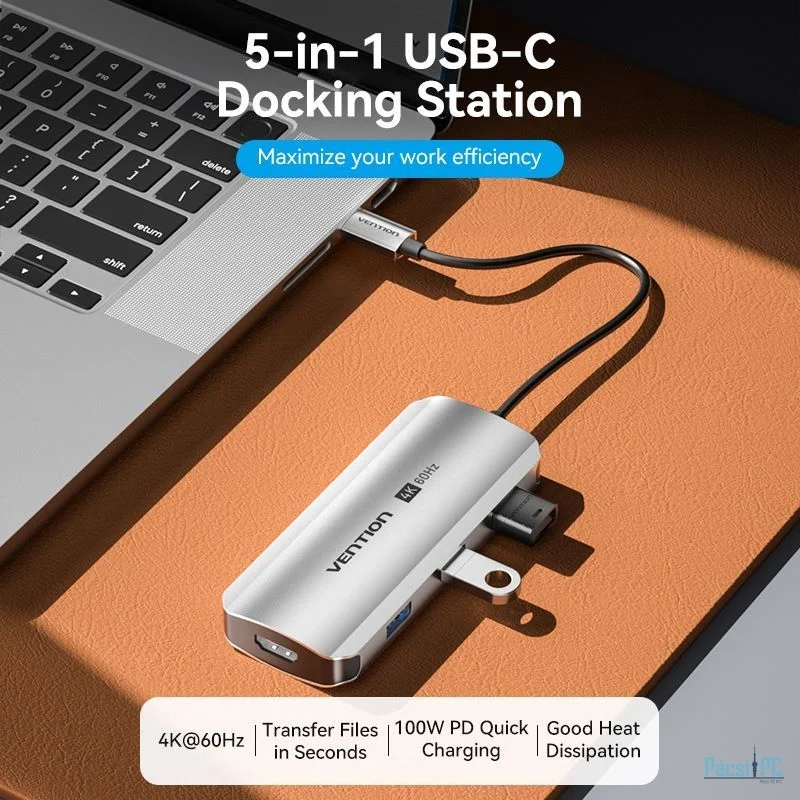 Vention 5-in-1 USB-C Docking Station