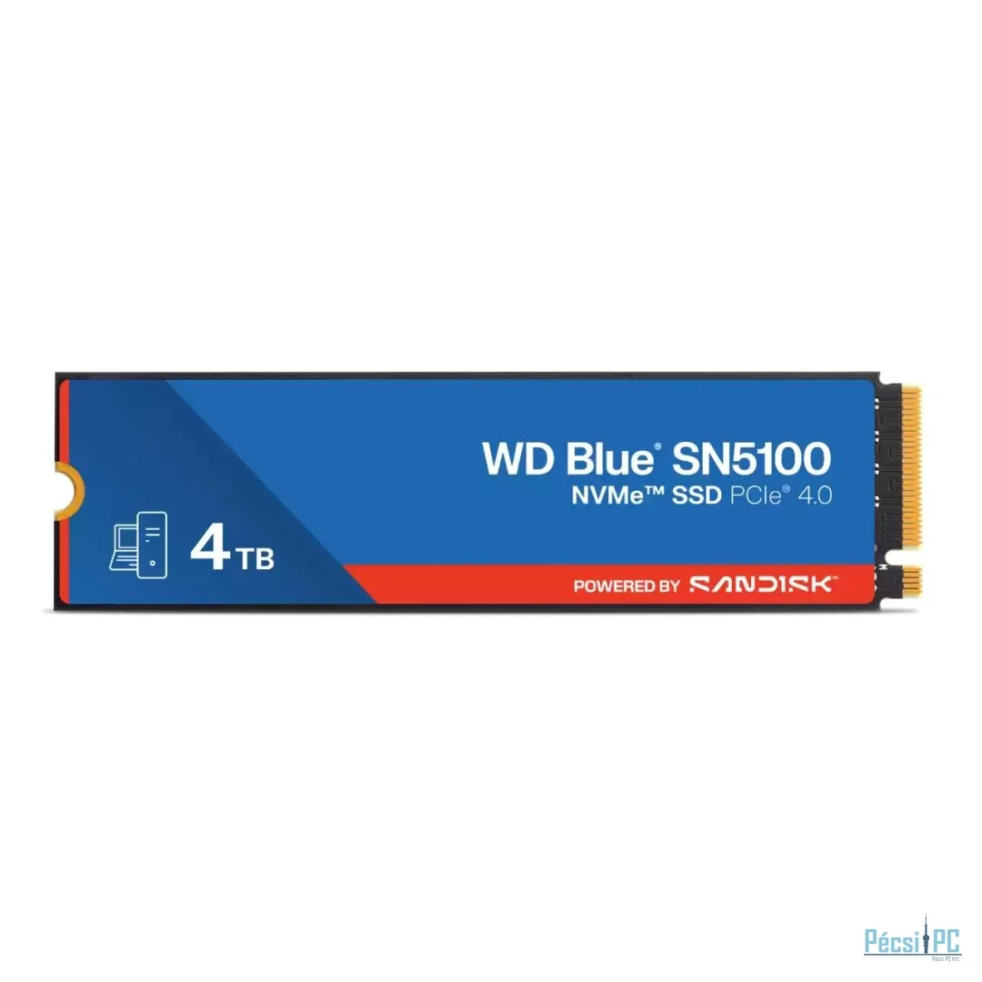 Western Digital 4TB M.2 2280 NVMe SN5100 Blue