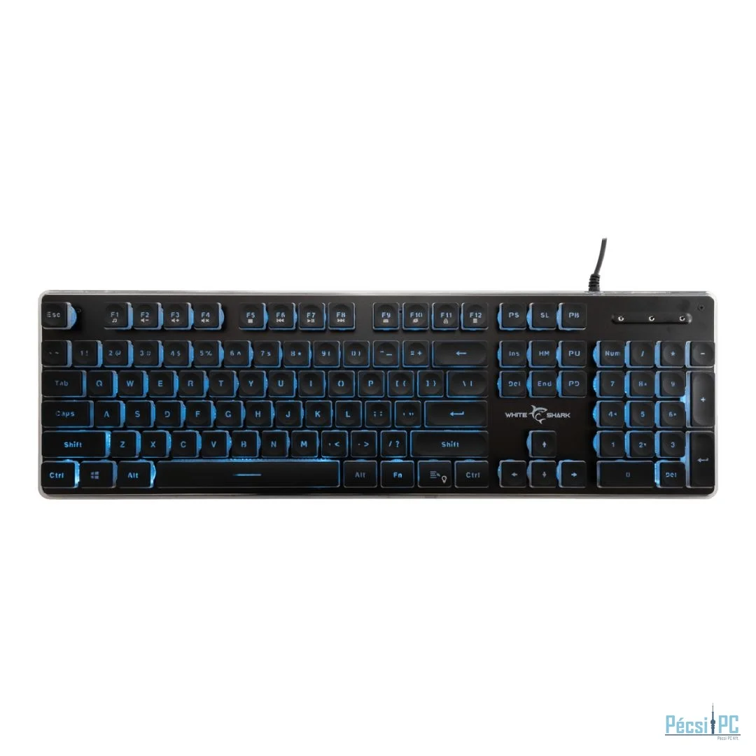 White Shark Tachi Gaming Keyboard Black US