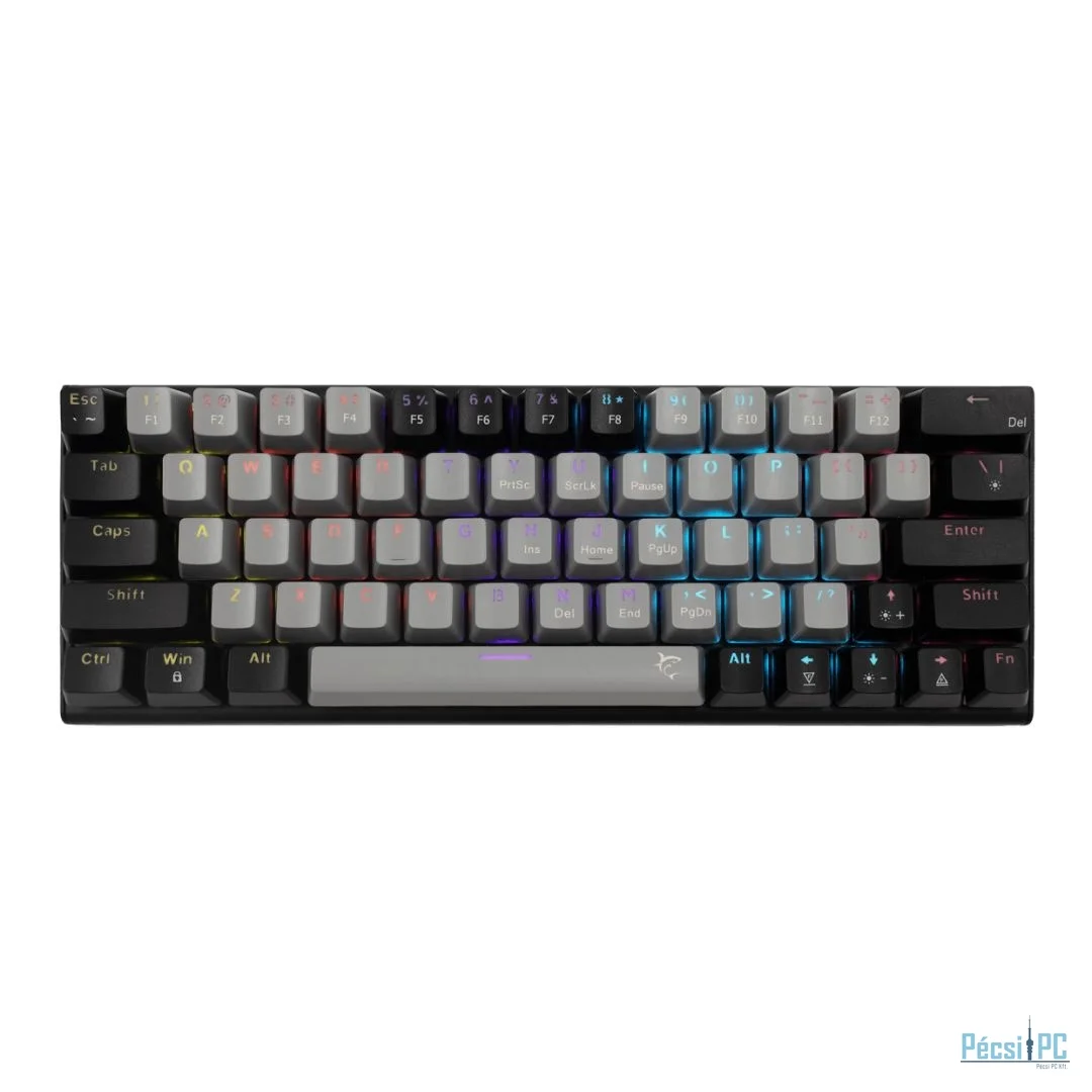 White Shark Wakizashi 2 Red Switches Gaming Keyboard Grey/Black US