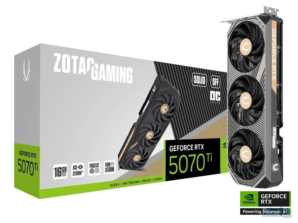 Zotac RTX5070 TI 16GB DDR7 Solid SFF OC