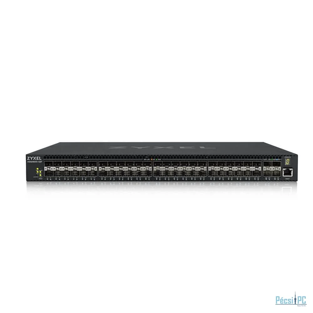 ZyXEL XGS4600-52F-ZZ0102F 48 portos GbE L3 vezérelt switch 4 SFP+ Uplink