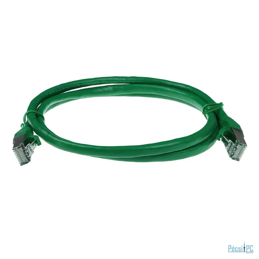 ACT CAT6A S-FTP Patch Cable 1,5m Green