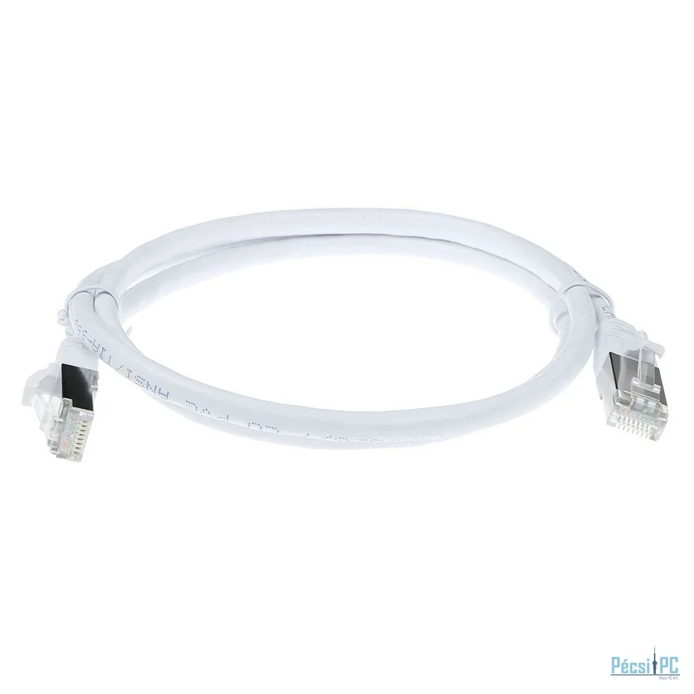 ACT CAT6A S-FTP Patch Cable 5m White