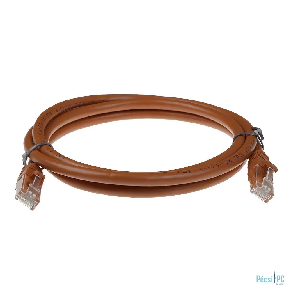 ACT CAT6A U-UTP Patch Cable 20m Brown