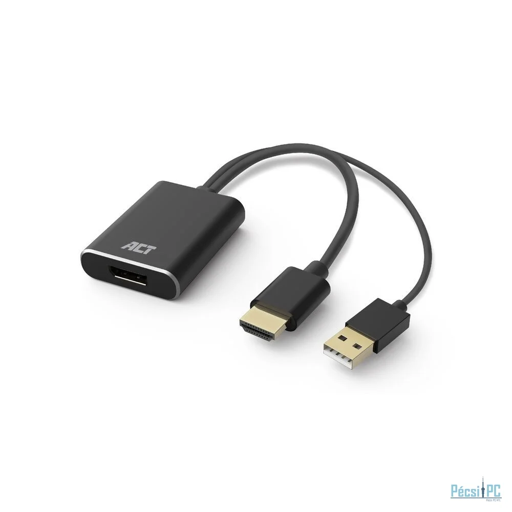ACT HDMI to DisplayPort adapter 4K@60Hz Black