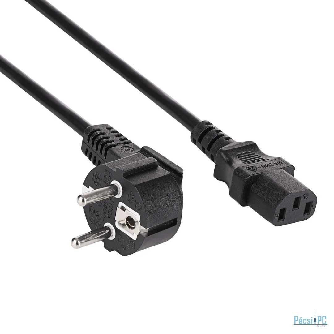 Akyga AK-PC-01S Power Cord PC 1,5m Black