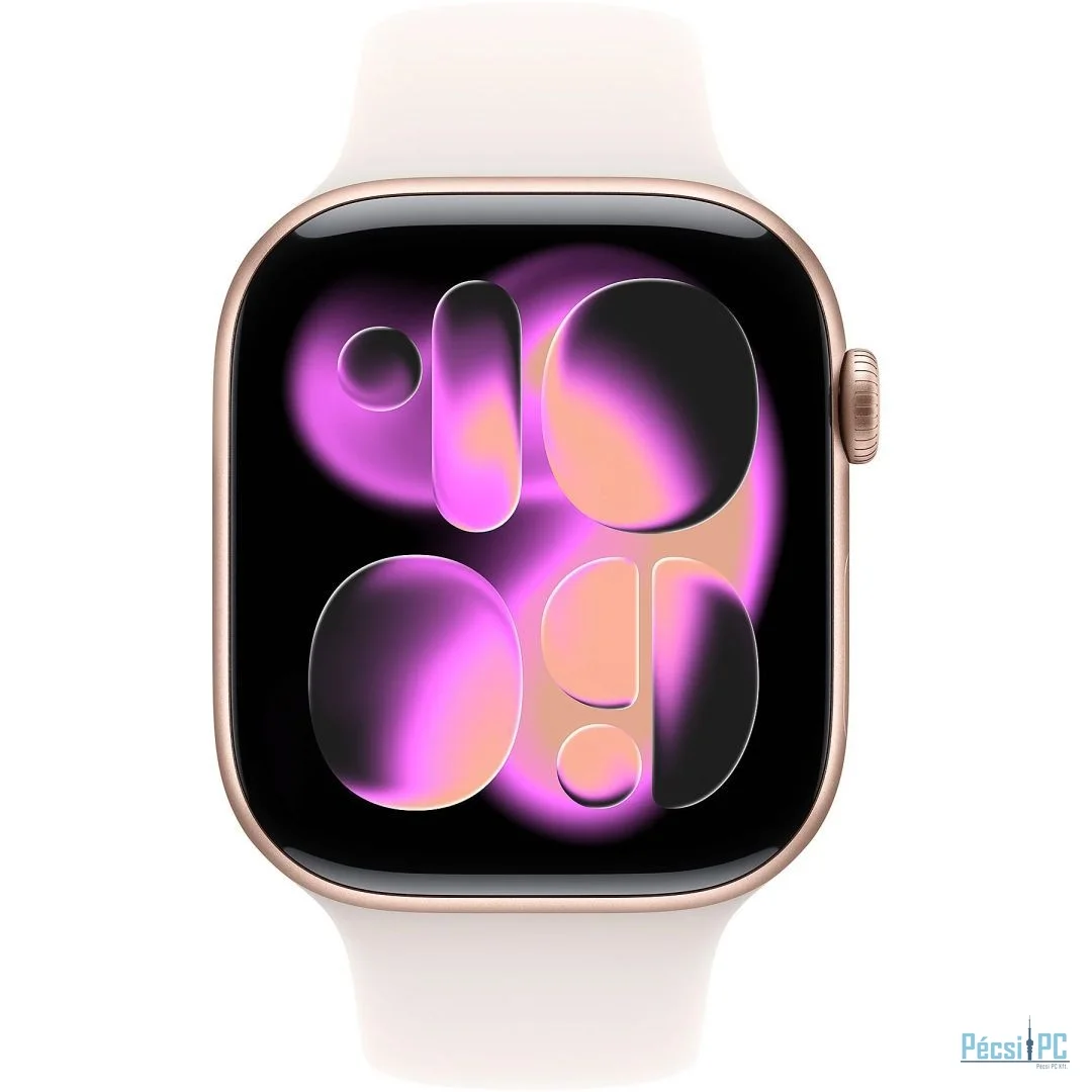 Apple Watch S11 Cellular 42mm Rose Gold Aluminium Case with Light Blush Sport Band S/M
