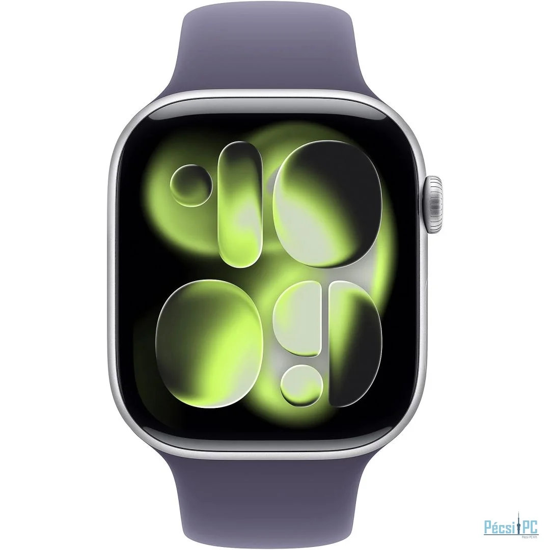Apple Watch S11 Cellular 46mm Silver Aluminium Case with Purple Fog Sport Band M/L