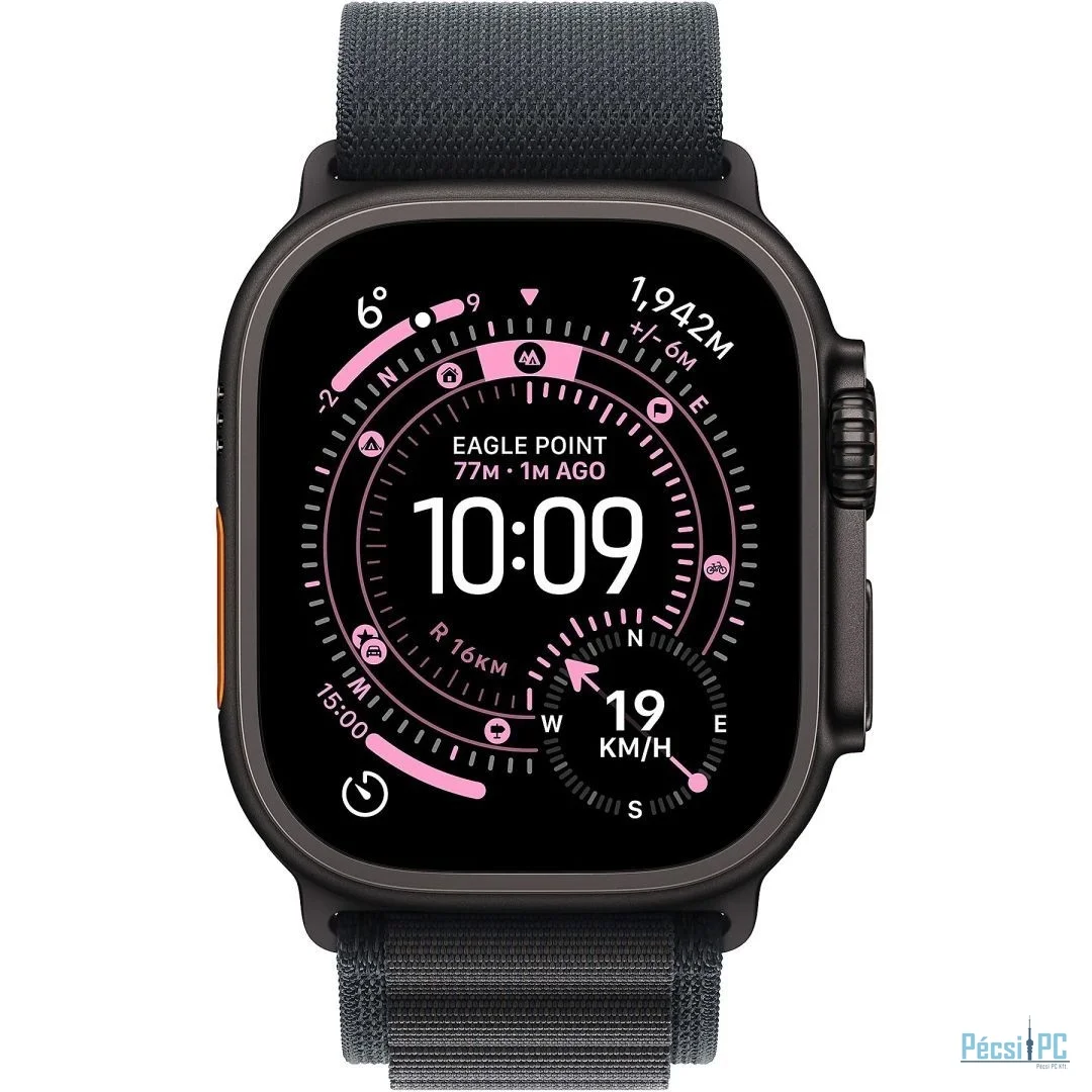 Apple Watch Ultra 3 Cellular 49mm Black Titanium Case with Black Alpine Loop Small