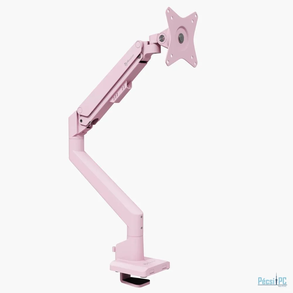 Arozzi Alzare Neo Single Gas Spring Monitor Arm Pink