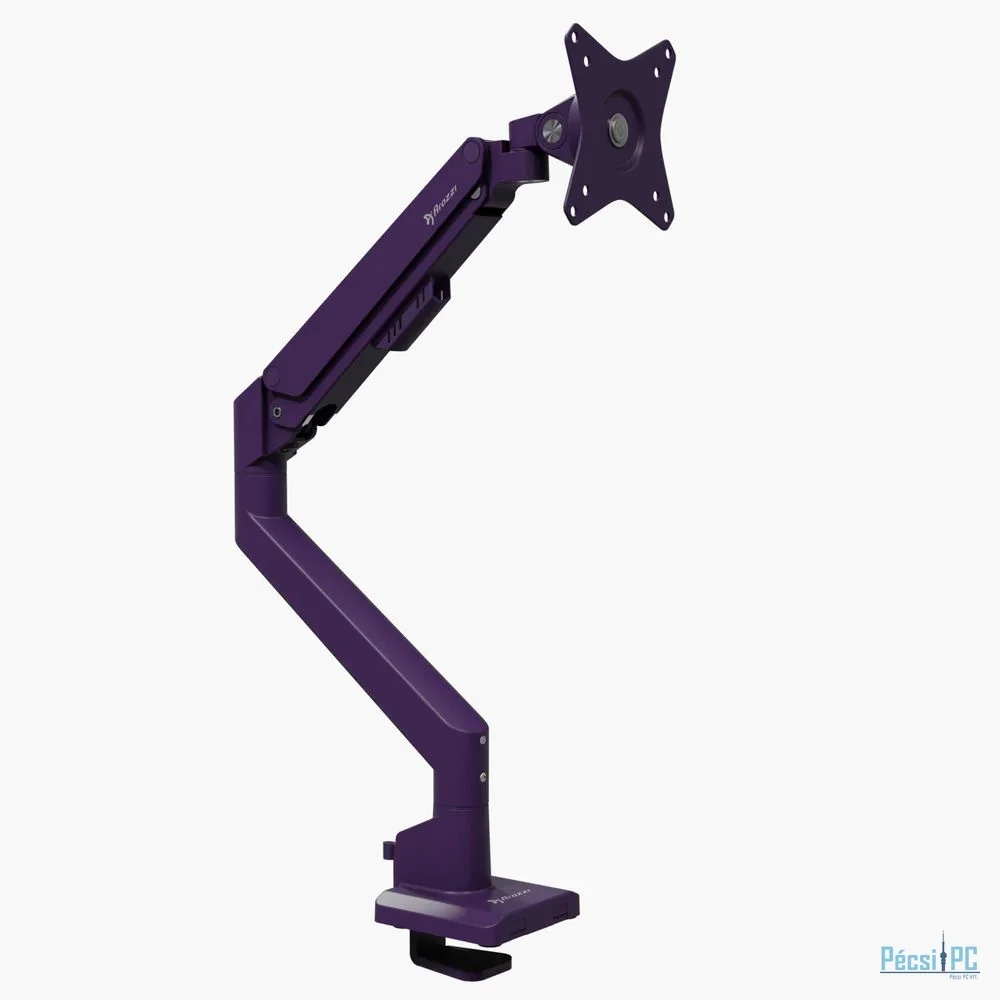 Arozzi Alzare Neo Single Gas Spring Monitor Arm Purple