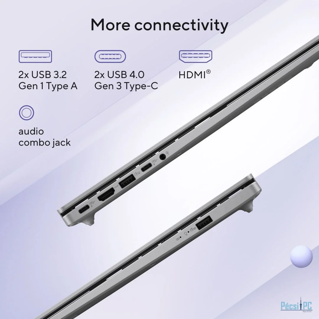 Asus X1607QA-MB054W Silver