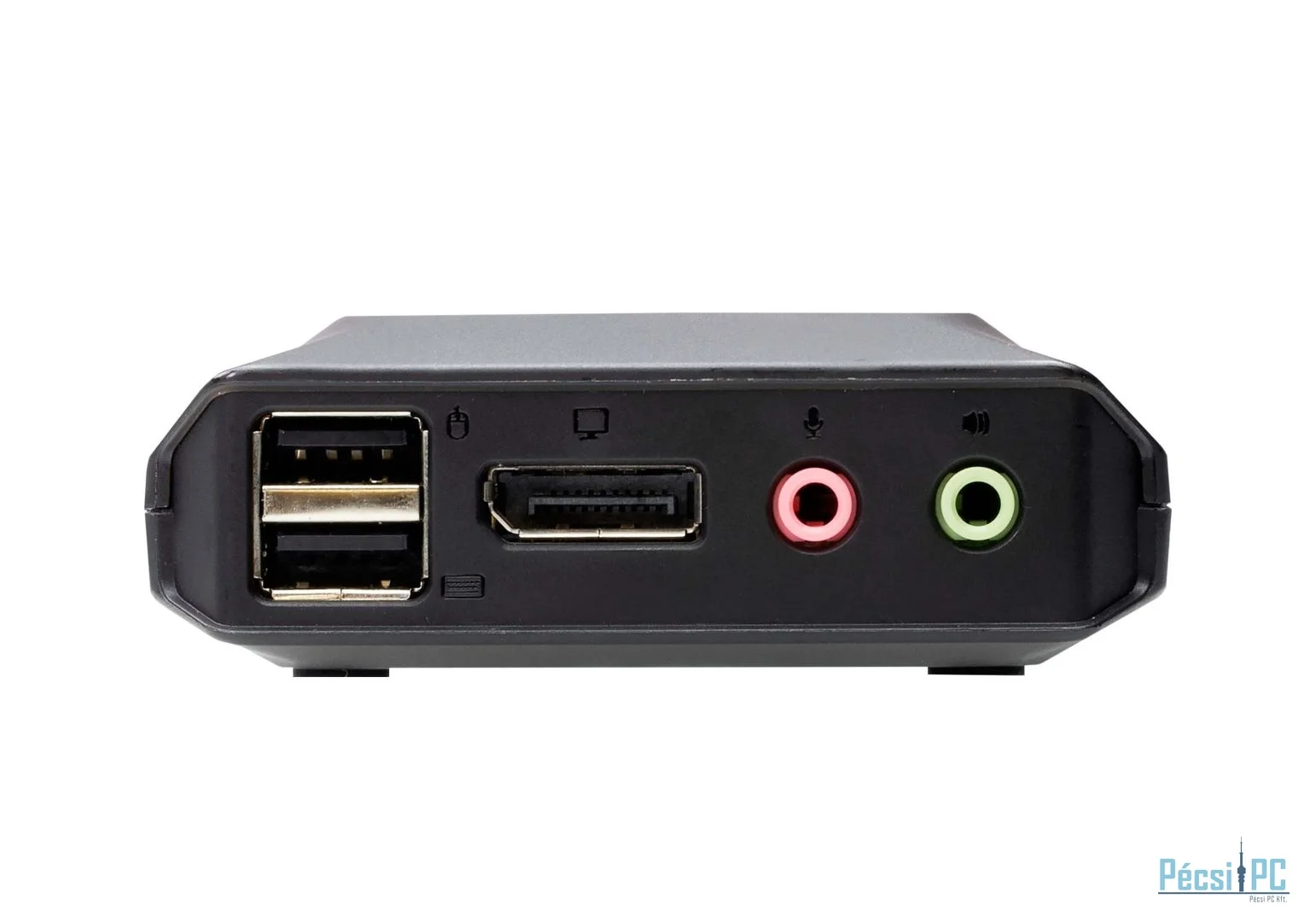 ATEN 2-Port USB-C DisplayPort Hybrid Cable KVM Switch