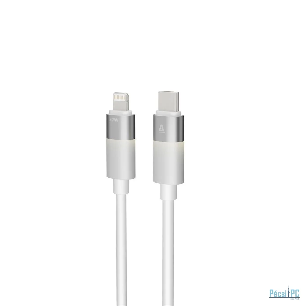 Avax CB315 GLOWY USB-C - Lightning cable 2m White