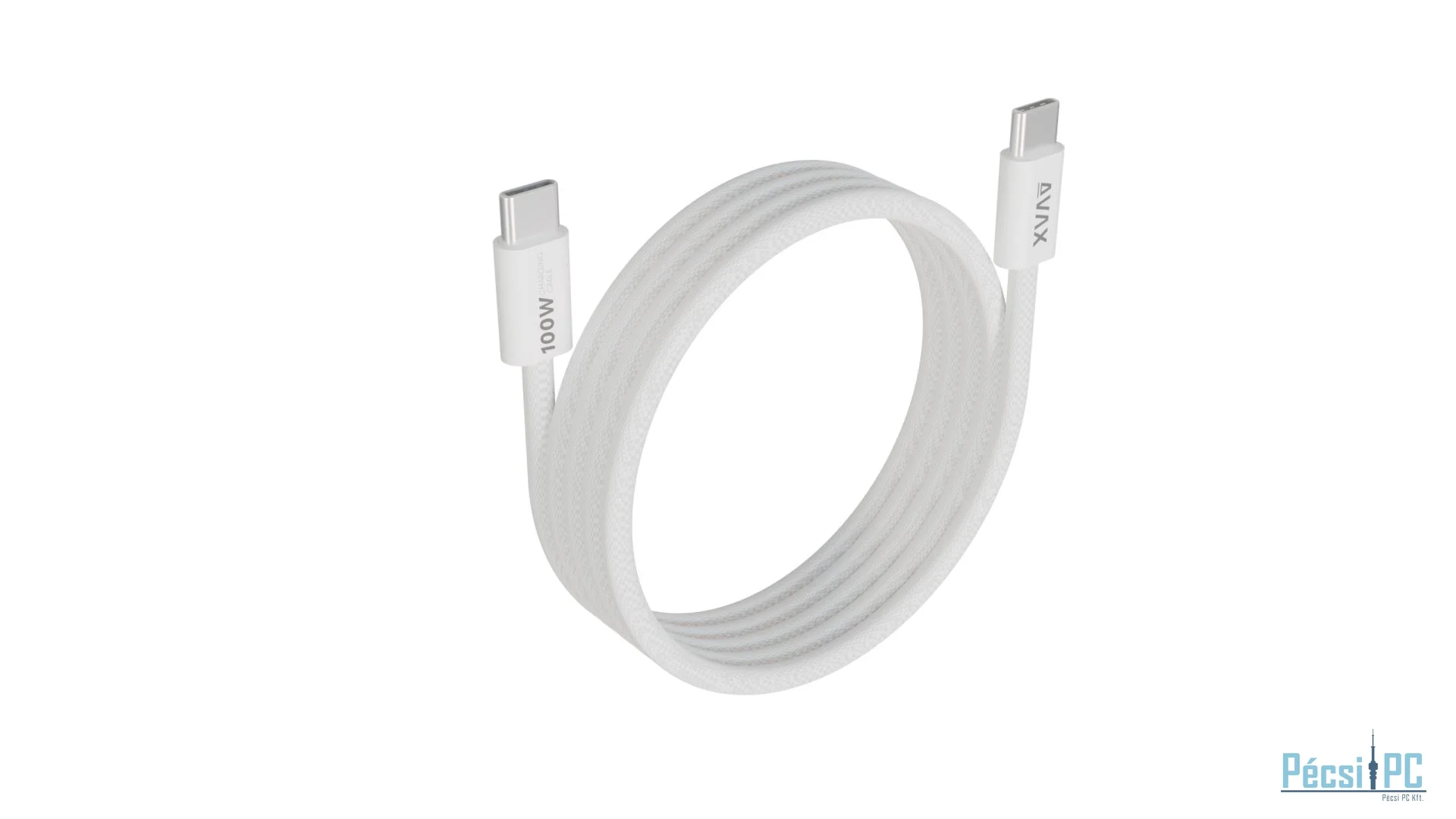 Avax CB610W MAGNETY 100W USB-C Magnetic Charger 1m White