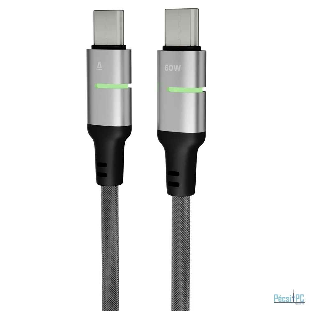 Avax CB634 STEELY LED USB-C 3m Black