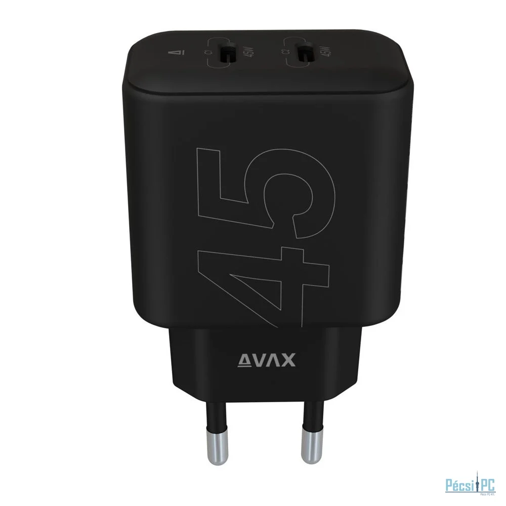 Avax CH602B Speedy 45W GaN Fast Charger Black
