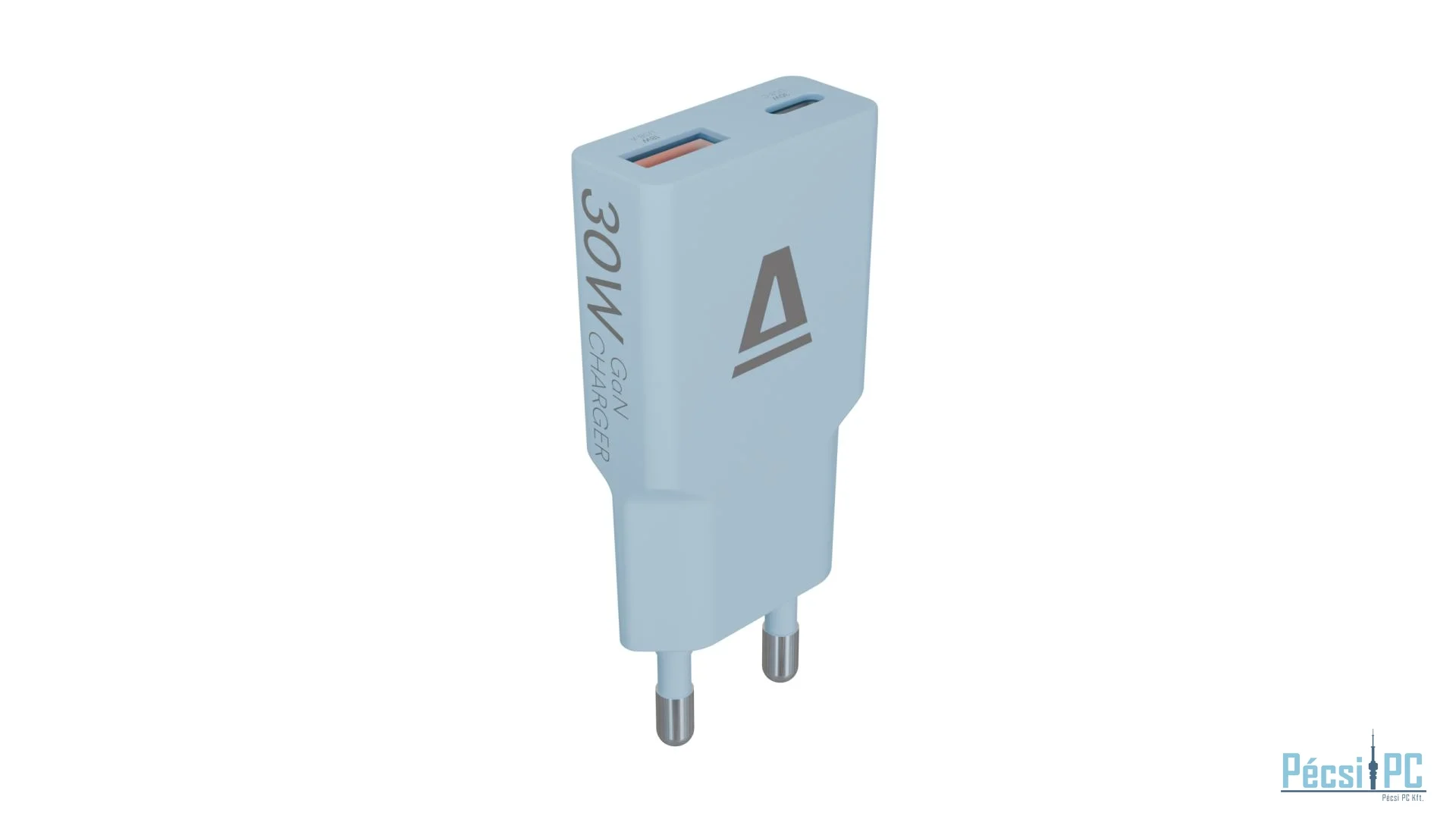 Avax CH641LB NANO SLIM 30W Charger Light Blue