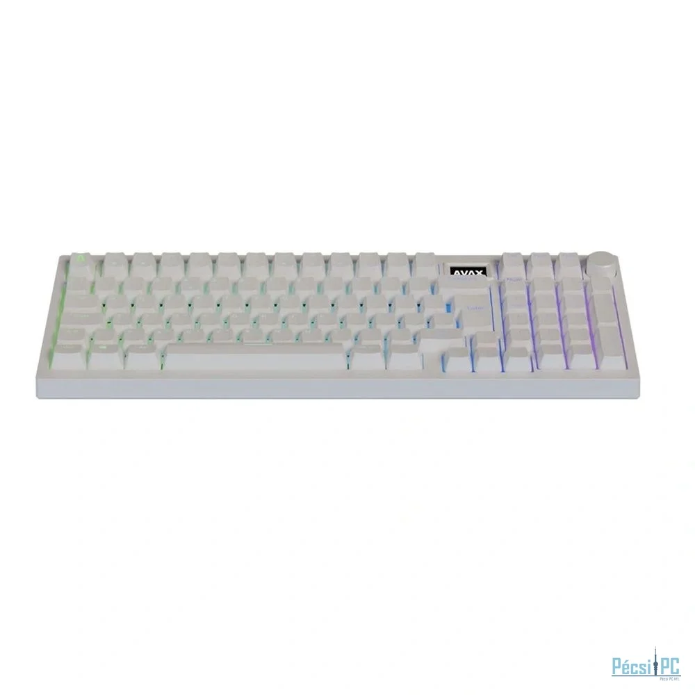 Avax GM03 PRO RGB Gaming Keyboard White HU