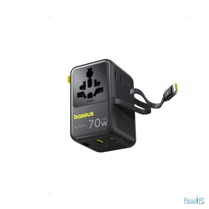 Baseus EnerCore CG11 Universal Travel Adapter 2AC+2U+2C 70W
