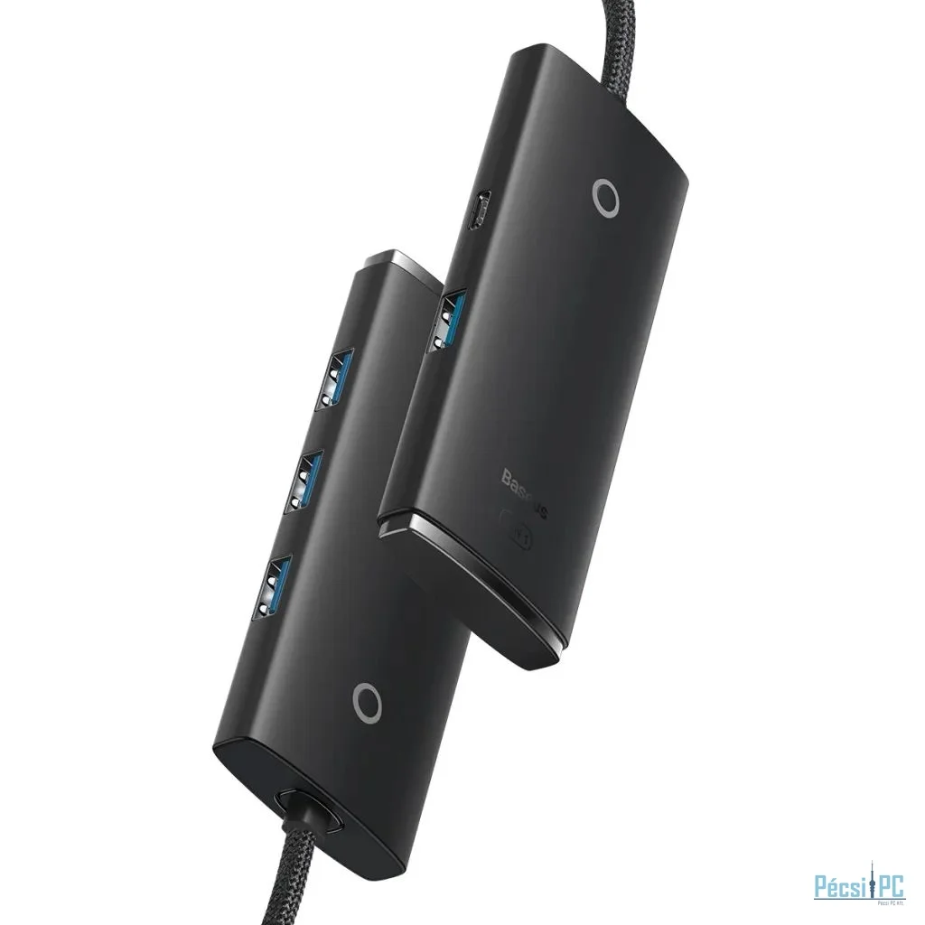 Baseus Lite Series 4in1 USB3.0 Hub Black